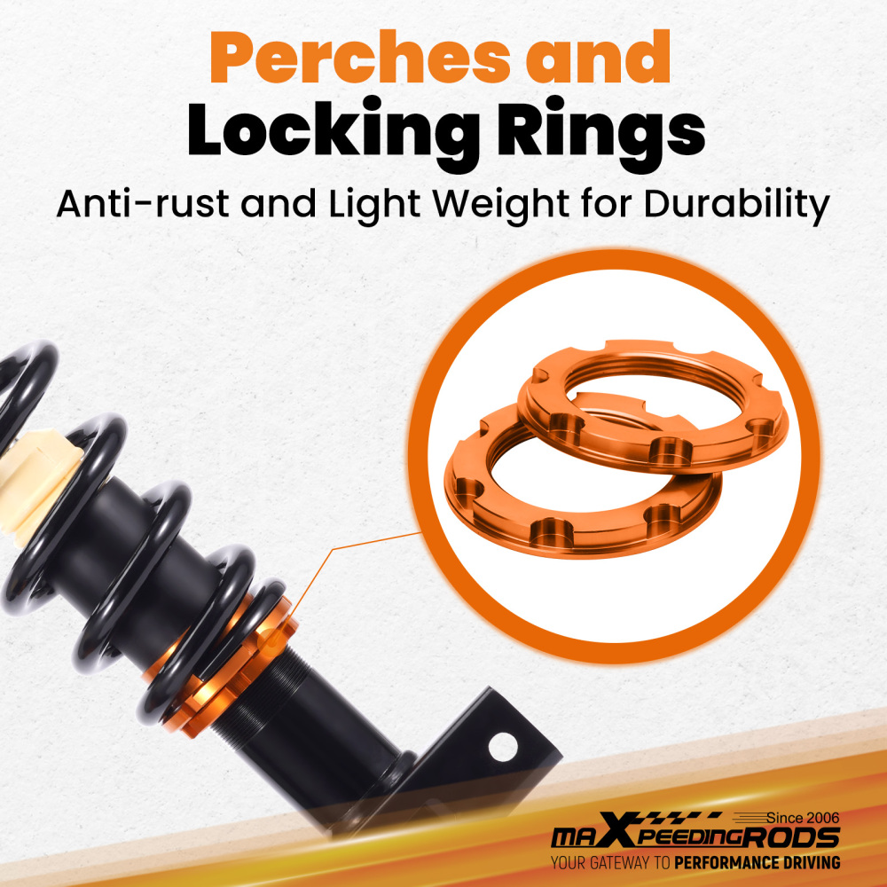 Compatible for VW Transporter MK 5 T5 +T6 T28 -T30 2003-2015 Coilover Suspension KitLowering Kit