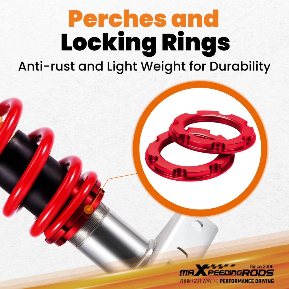 Street Coilovers compatible for VW Transporter T6 T6.1 Van T26 T28 T30 2015-2024 2.0 TDI