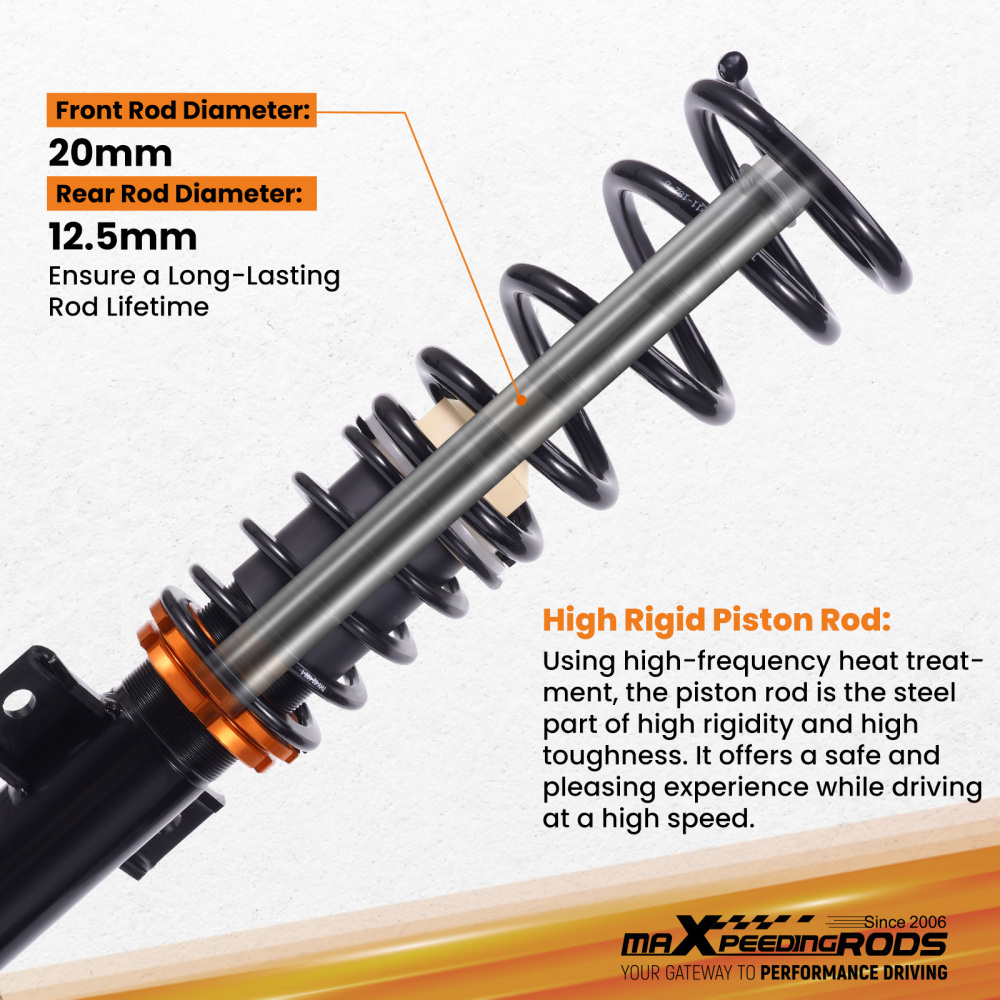 Assetto Regolabile a Ghiera Ammortizzatori compatibile per Opel Vectra C 2002-2008