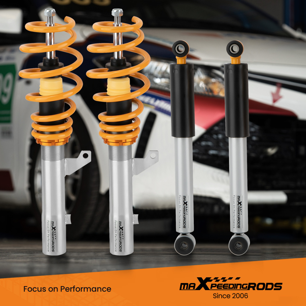 Kit Assetto Regolabile Molle Ammortizzatori compatibile per VW Caddy III Caddy MK3 2004-2015