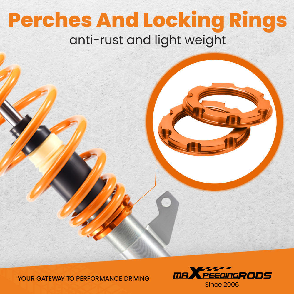 Coilovers compatible for VW Caddy Van Mk3 Mk4 2WD 2003-2020 2K 1.2 1.4 1.6 TDi Suspension