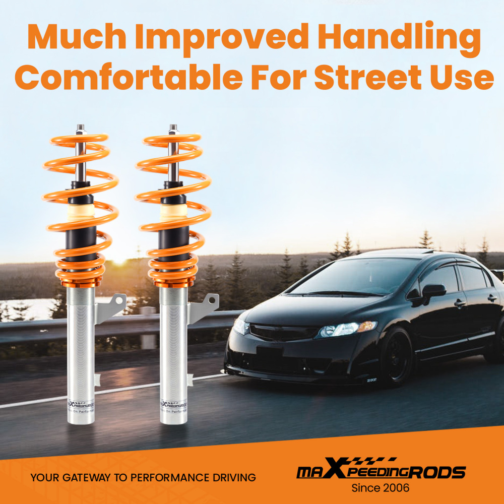 Coilovers compatible for VW Caddy Van Mk3 Mk4 2WD 2003-2020 2K 1.2 1.4 1.6 TDi Suspension