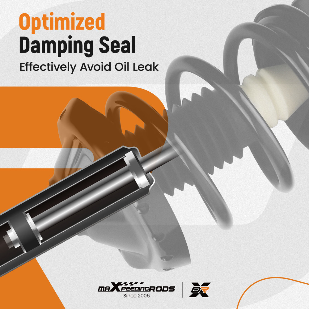 MaXpeedingrods Front Struts + Control Arms compatible for Subaru Forester 2009-2013 2.5L