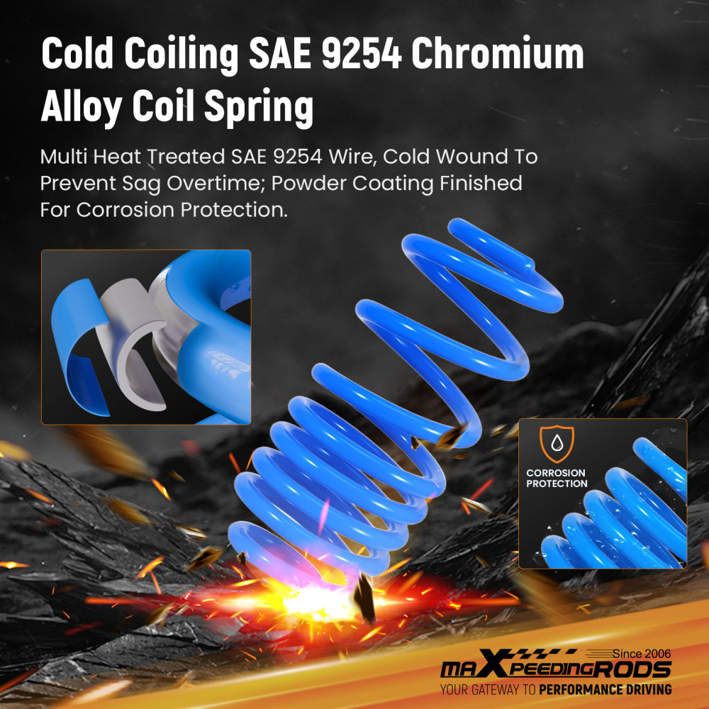 Lowering Springs Suspension compatible for Audi A3 (8P) S3 quattro 2003-2012 20/25mm