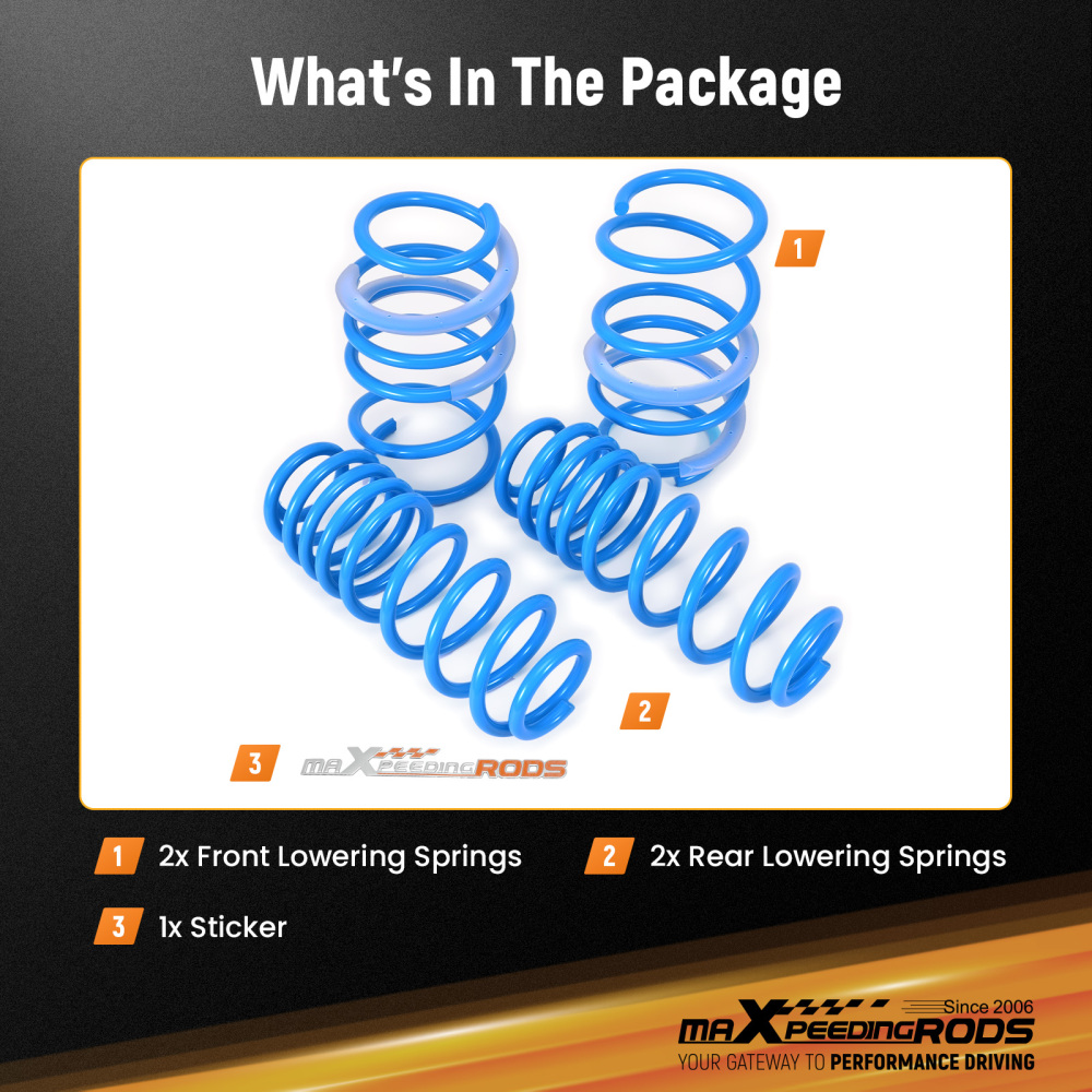 Lowering Springs compatible for Audi A3 8YS3 2019- 30 TDI TFSI 35 TFSI Mild-Hybrid
