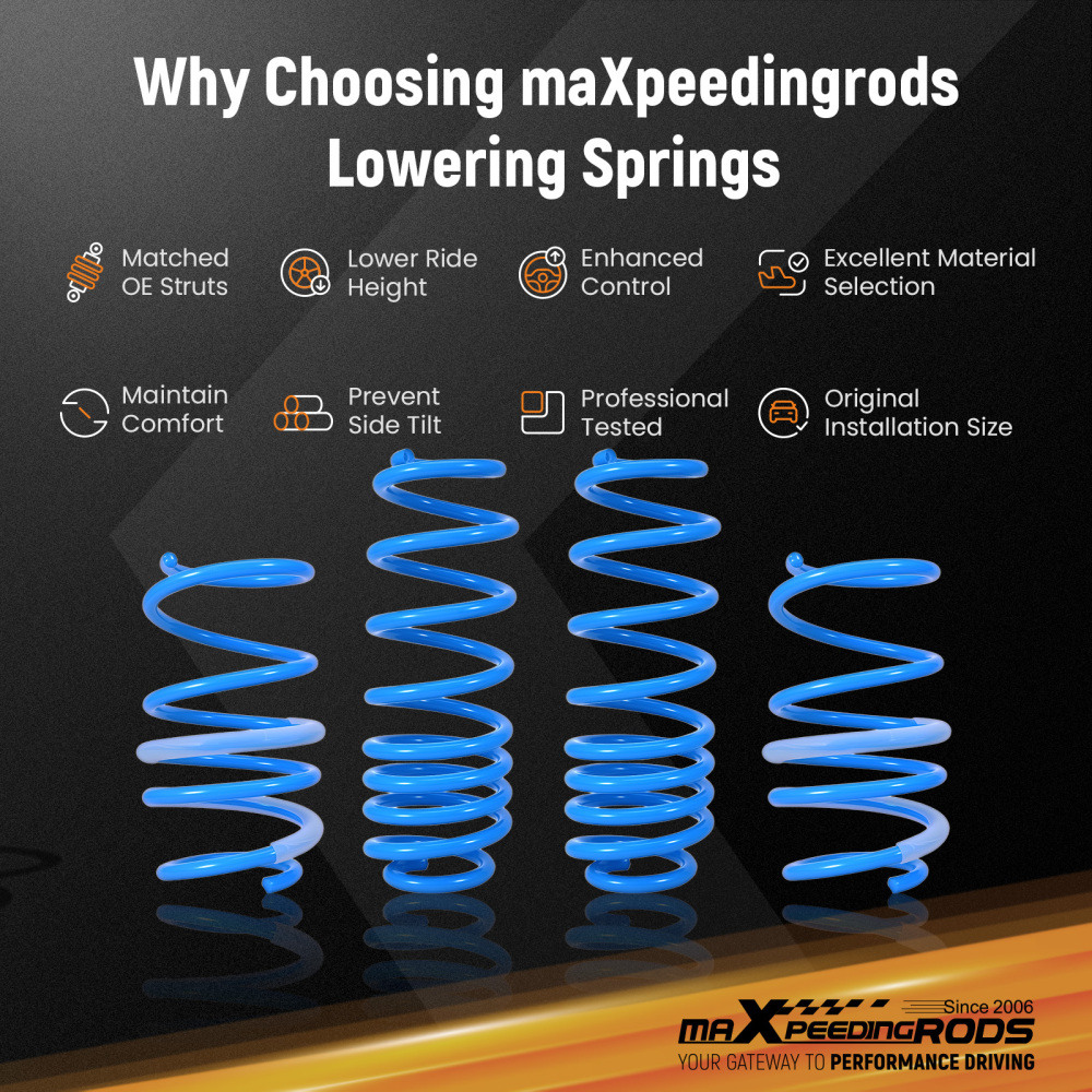 Lowering Springs compatible for Audi A3 8YS3 2019- 30 TDI TFSI 35 TFSI Mild-Hybrid