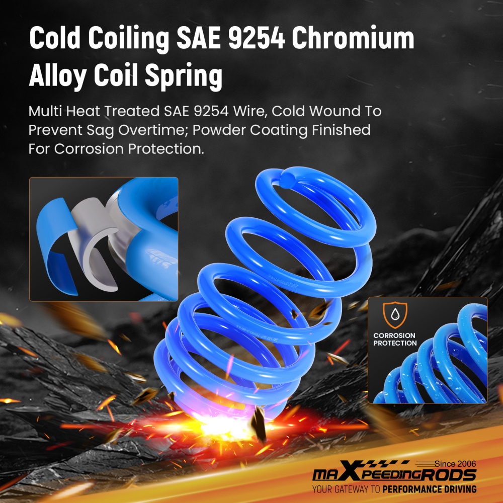 Lowering Springs 30mm compatible for Audi A4 S4 B6 8H7 2002-2005 1.8 T, 1.8 T quattro 3.0