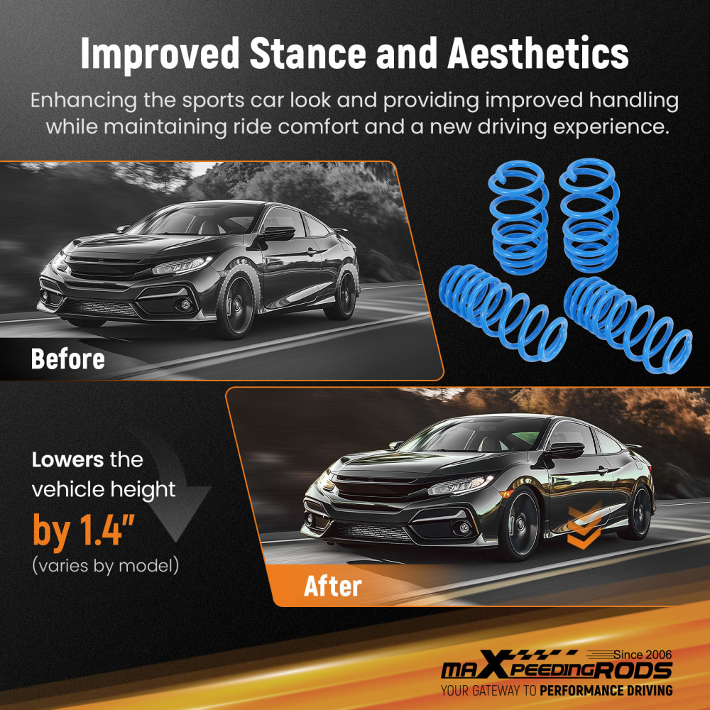 Lowering Springs 35mm compatible for Audi A6 C7 4G Avant 1.8 TFSI 2.0TDi 2.8 FSI 3.0 TDI