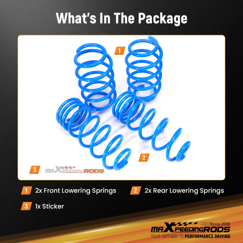maXpeedingrods Lowering Springs compatible for Citroën Berlingo MK2 B9 2008-2025 1.6 VTi 95