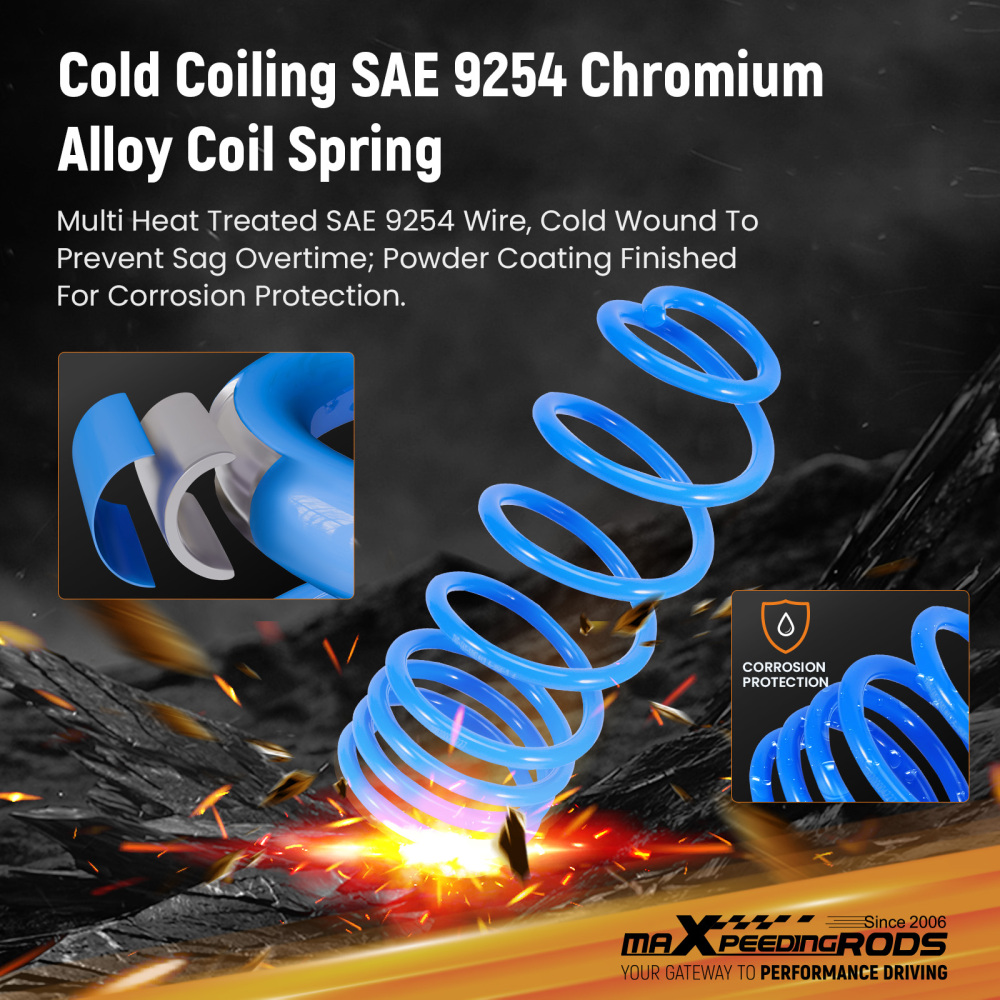 maXpeedingrods Lowering Springs compatible for Citroën Berlingo MK2 B9 2008-2025 1.6 VTi 95