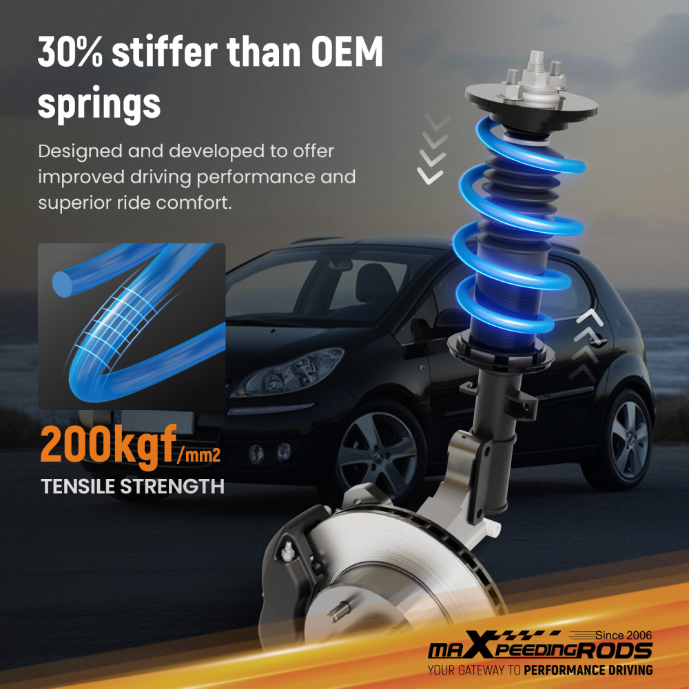 maXpeedingrods Lowering Springs compatible for Citroën Berlingo MK2 B9 2008-2025 1.6 VTi 95