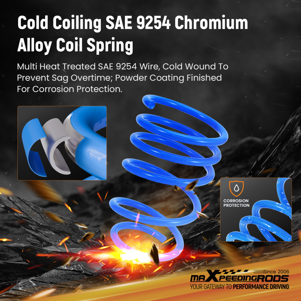 Suspension Lowering Springs 35/30mm compatible for Porsche Boxster 2.7 2.9 3.2 3.4 987