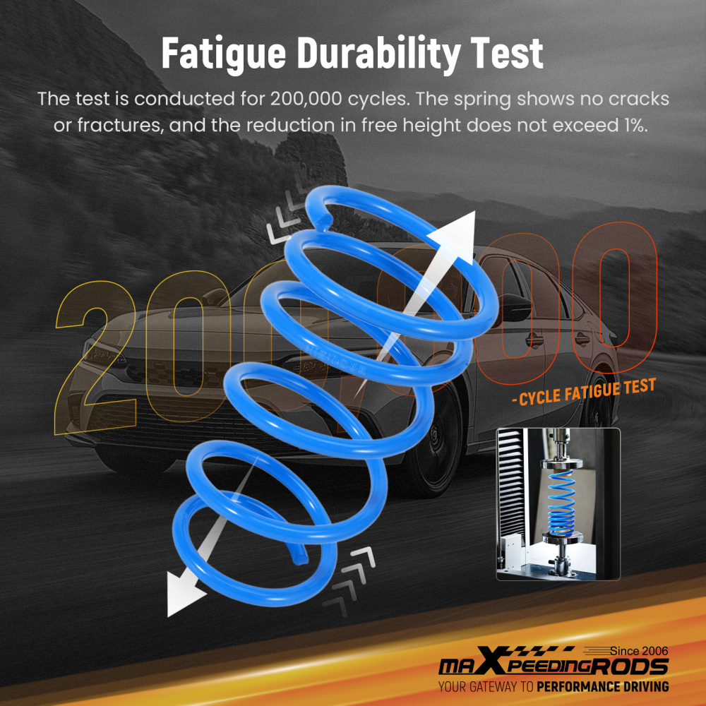 MaXpeedingrods Lowering Springs Kit[1.5F/1.8R] Compatible for Porsche Boxster 1997-2004