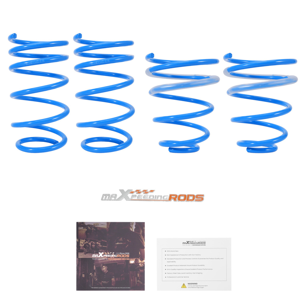 MaXpeedingrods Lowering Springs Kit[1.5F/1.8R] Compatible for Porsche Boxster 1997-2004