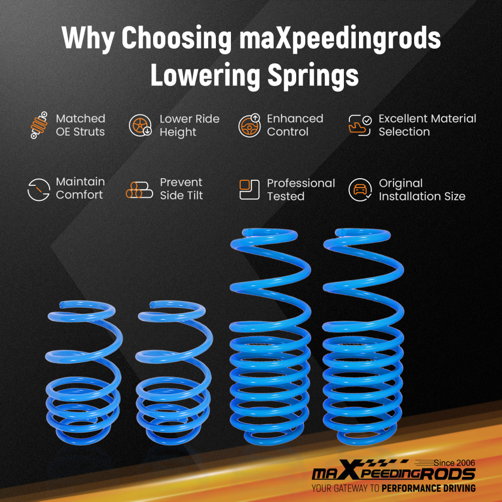 Lowering Springs 30/35mm compatible for CITROEN DS3 1.4 HDi 1.6 HDi 10-15 SA