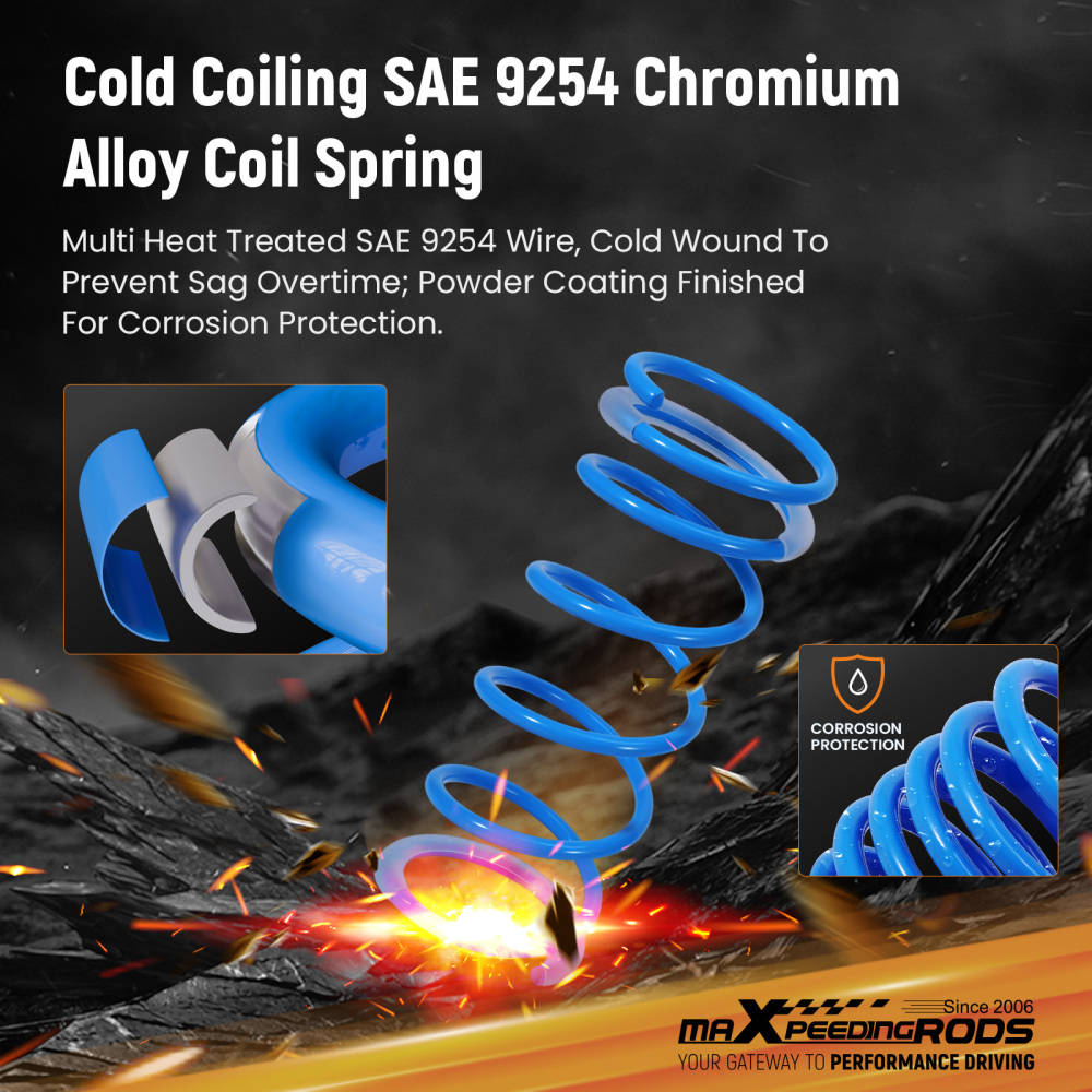 MaXpeedingrods Lowering Springs Kit Drops 1.4 compatible for Chevy Cavalier 95-04