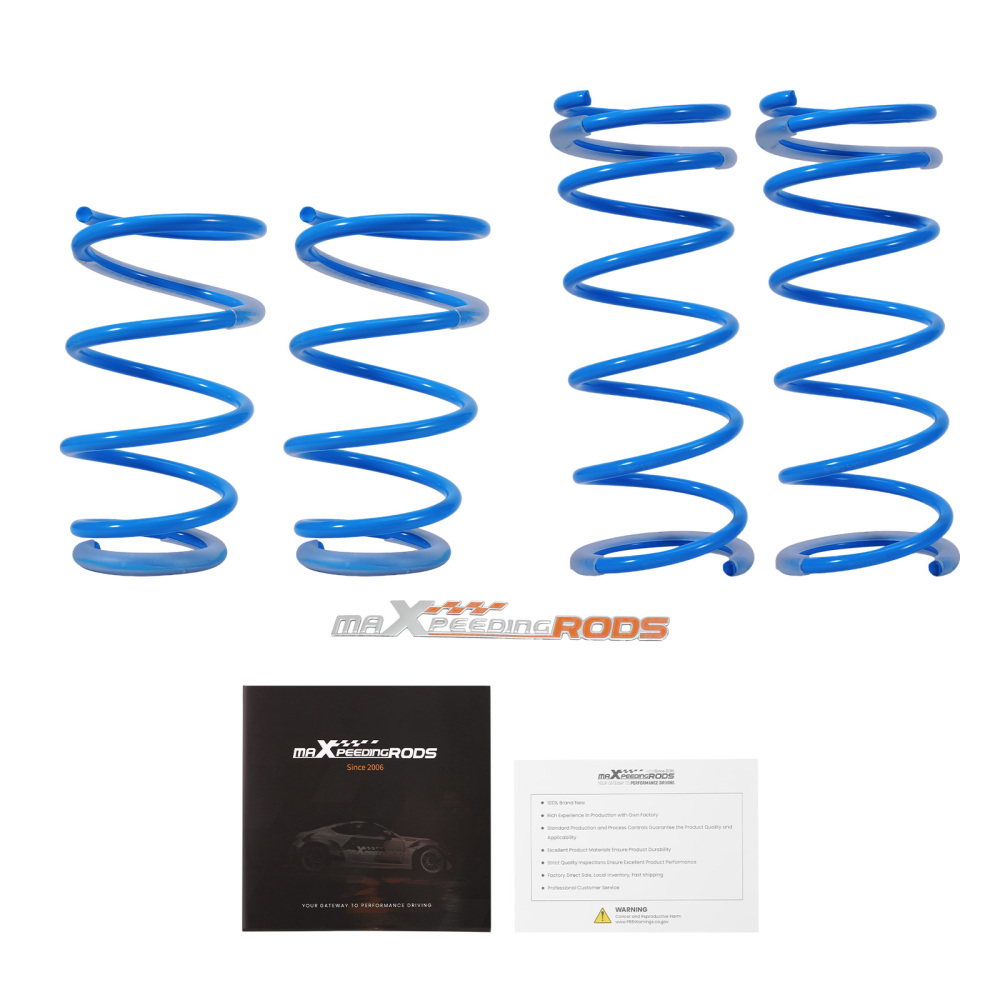 MaXpeedingrods Lowering Springs Kit Drops 1.4 compatible for Chevy Cavalier 95-04
