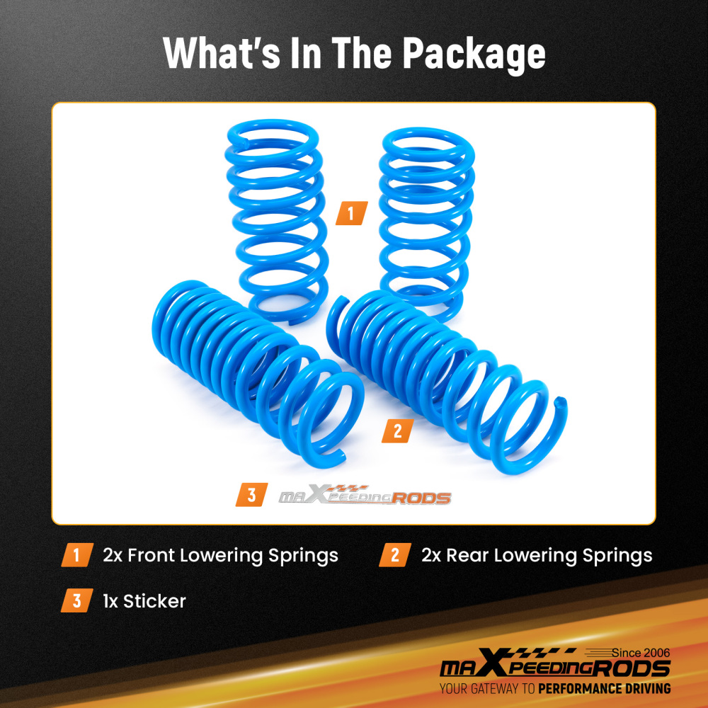 maXpeedingrods Racing Lowering Springs compatible for Dodge Charger RWD 2011-2023