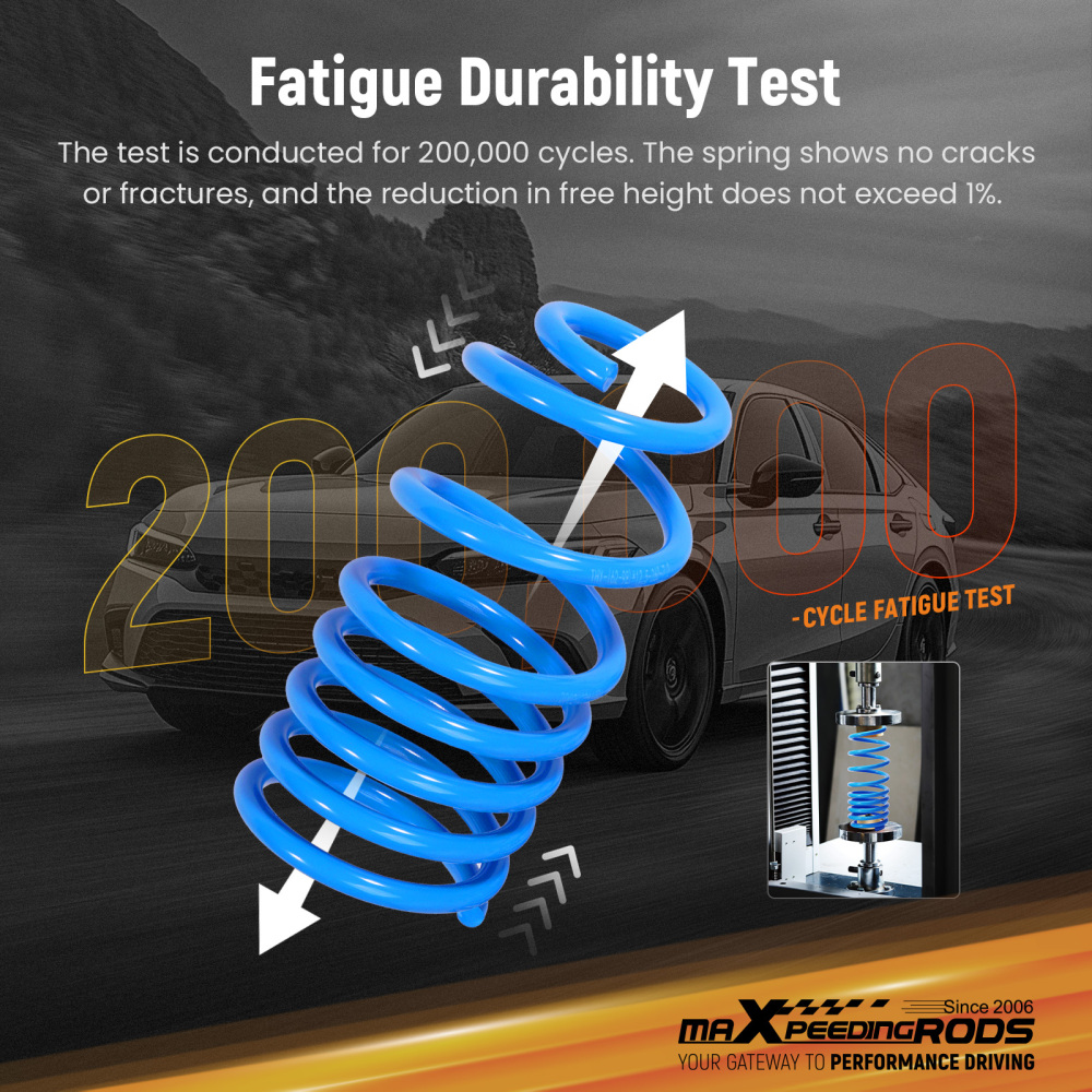 MaXpeedingrods Lowering Springs compatible for Honda Civic 06-11 F 1.97 R 1.97
