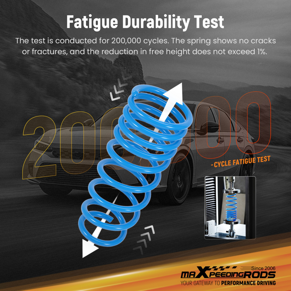 MaXpeedingrods Racing Lowering Springs Drops 2 compatible for Toyota Corolla 2014-2019