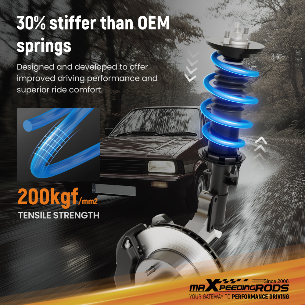 Lowering Springs 60mm compatible for VAUXHALL Corsa B 1.0-1.7 i 16V TD D 93-00 S93