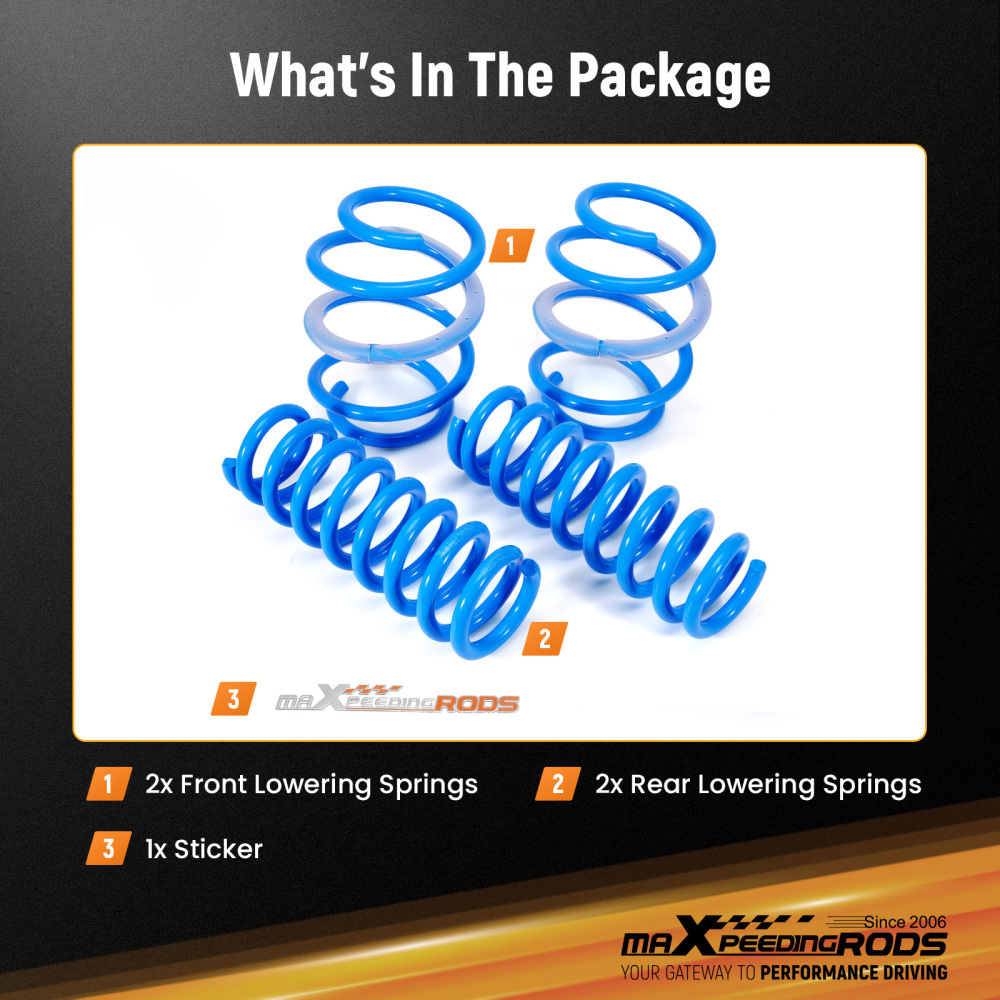 MaXpeedingrods Lowering Springs compatible for BMW F20 F21 F22 F23 2014-2020 M230i M240i