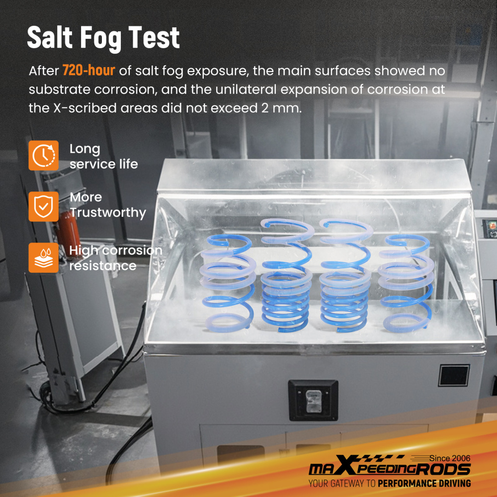New Lowering Springs maXpeedingrods compatible for Fiat 500 595 695 2008- SAE9254 Springs