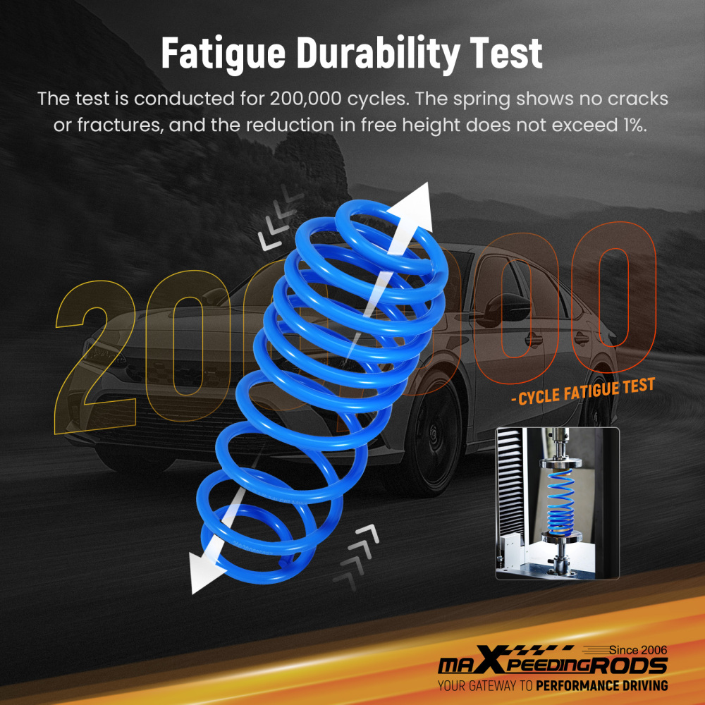 Lowering Springs Kit compatible for Ford Fiesta MK8 HJ, HF 1.5 TDCi 1.1 Ti-VCT 1.0