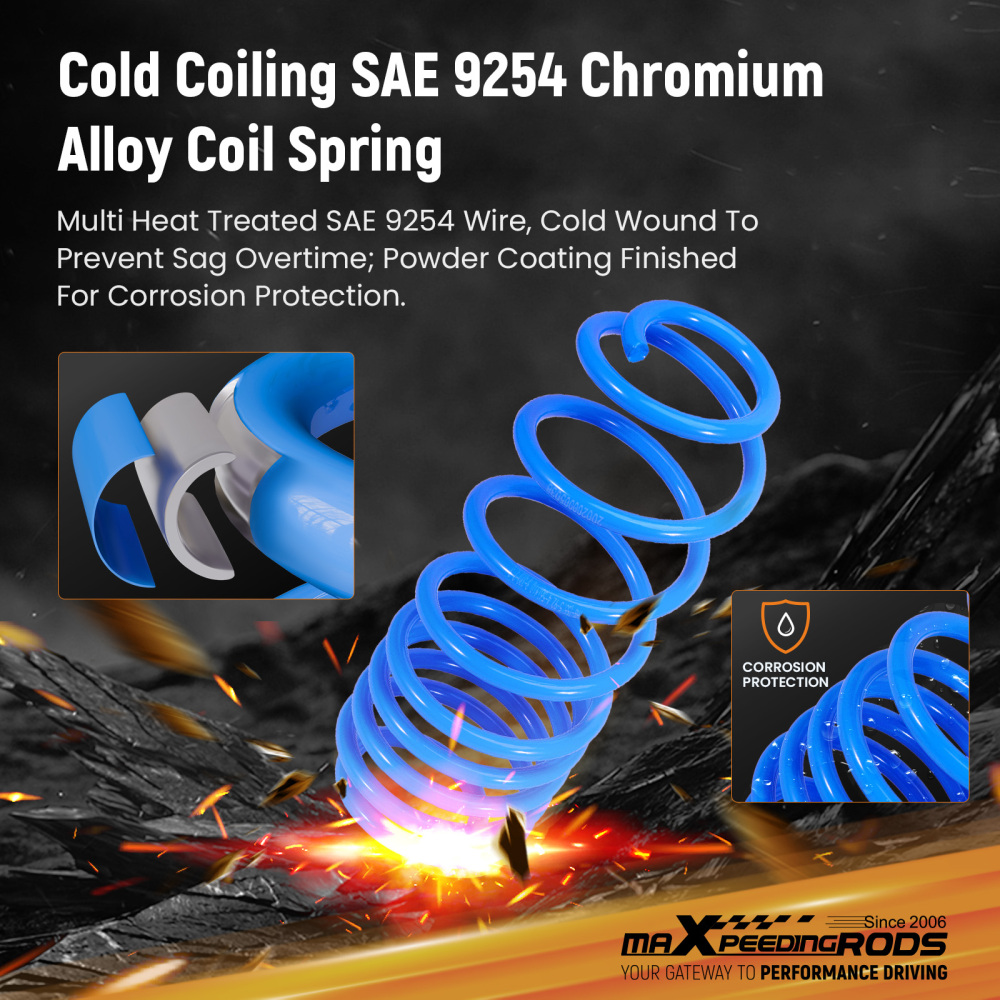 35mm Lowering Springs compatible for Ford Fiesta Mk6 2002-2011 1.25 1.3 1.4 1.6