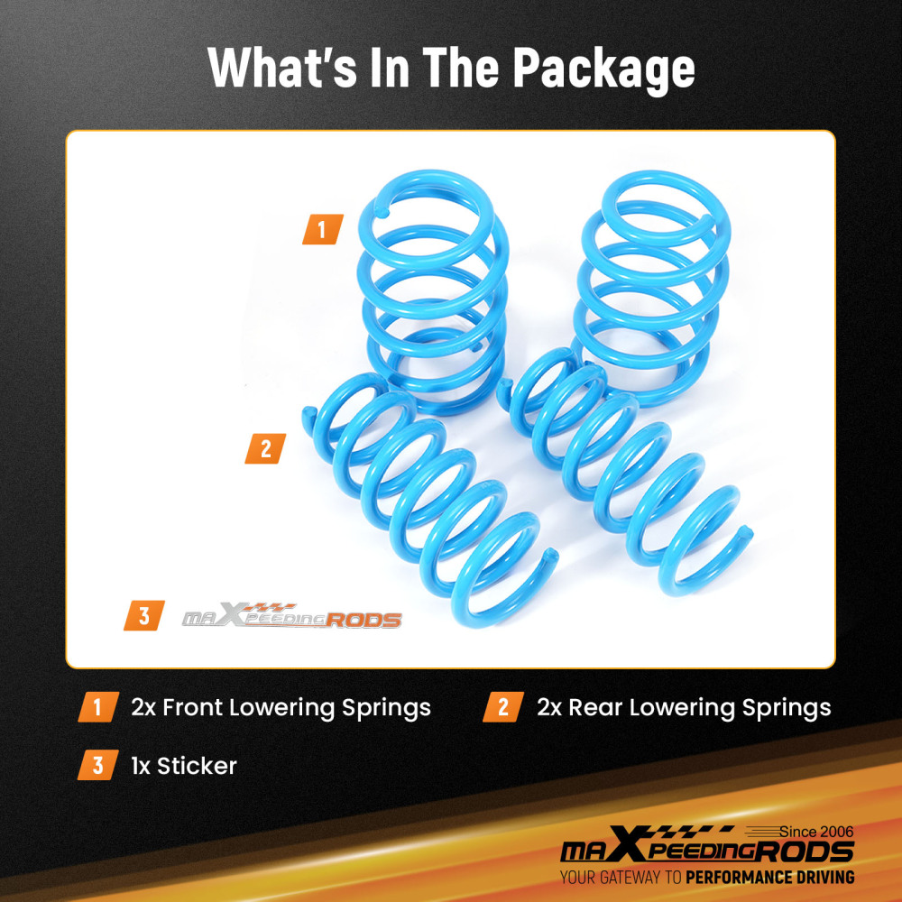 MaXpeedingrods Lowering Sport Springs compatible for Ford Flex 2009-2019