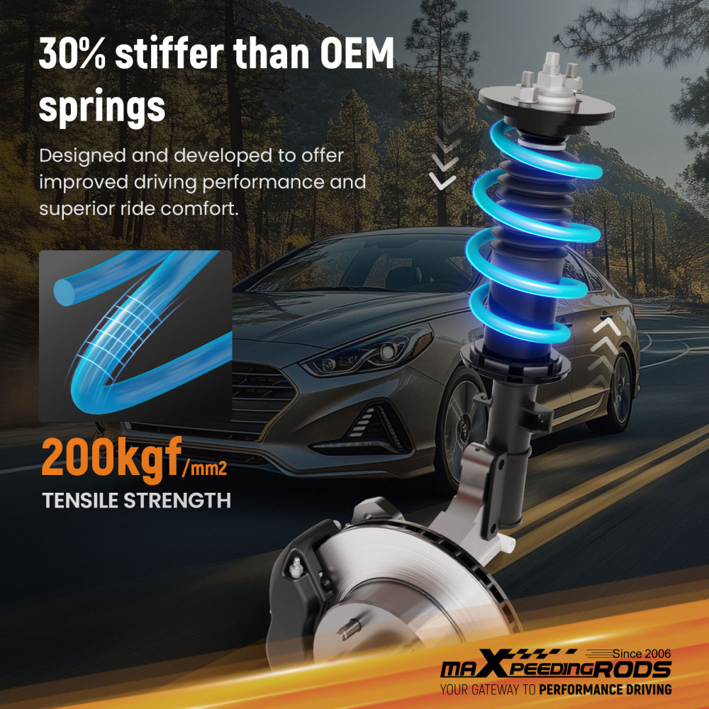 MaXpeedingrods Lowering Sport Springs compatible for Ford Flex 2009-2019