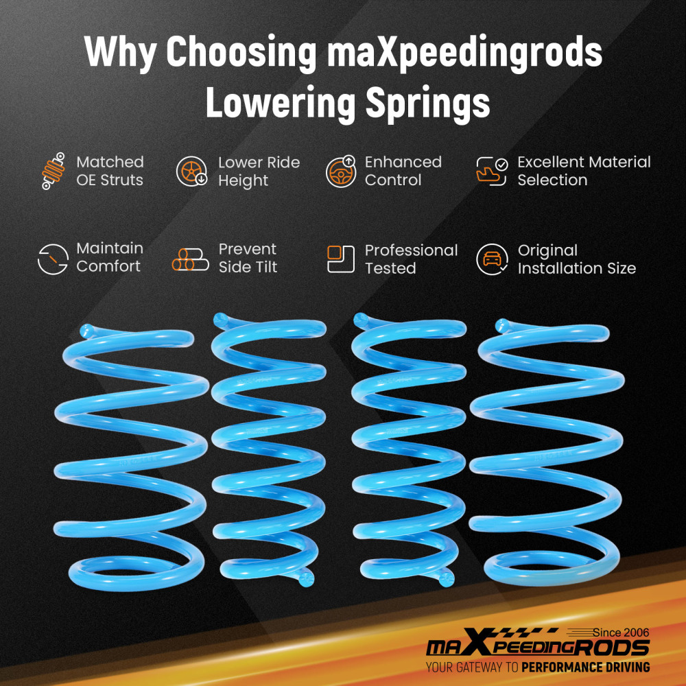 MaXpeedingrods Lowering Sport Springs compatible for Ford Flex 2009-2019