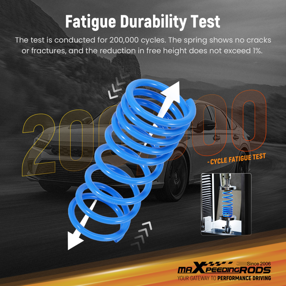 38mm Lowering Spring Kit compatible for Ford Focus Mk2 2008-2011 2.0, 2.0 Flex, 2.0 TDCi
