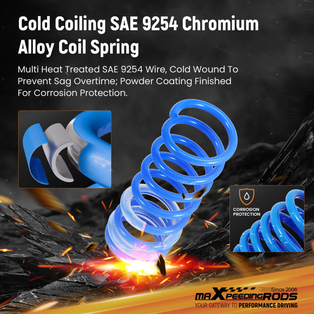 MaXpeedingrods Lowering Springs 0.98F/1.38R For Focus ST 2013-2018