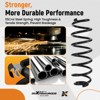 maXpeedingrods OE Springs compatible for Volkswagen GOLF MK5 MK6 2004-2016