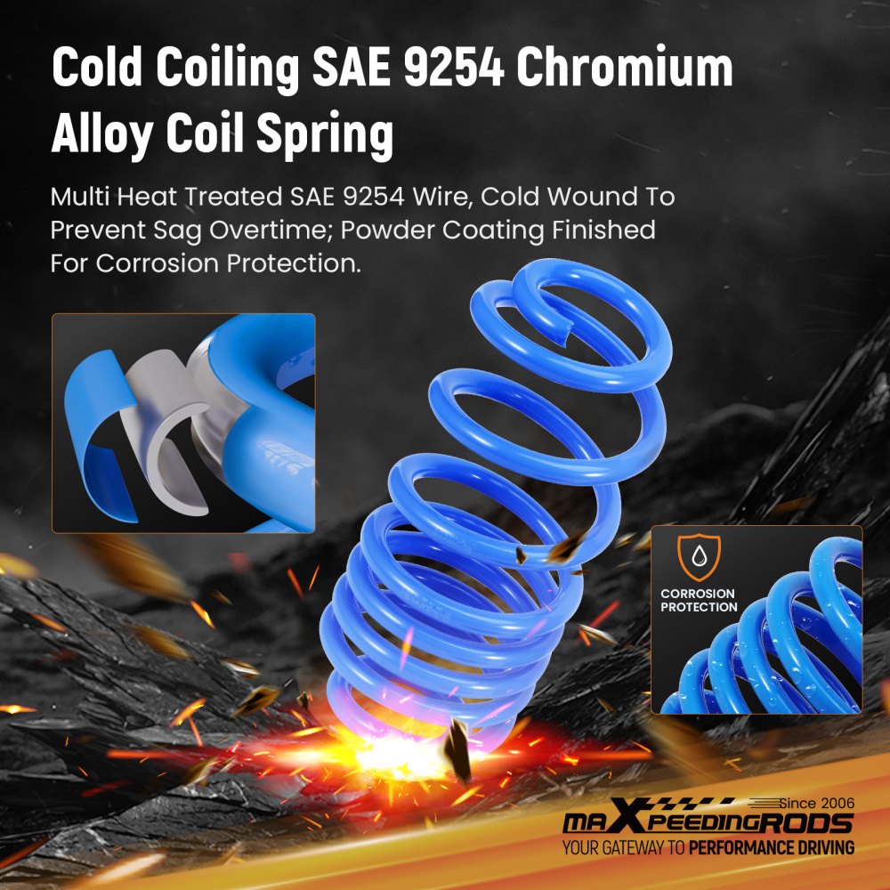 Lowering Springs Kit compatible for VW Golf Mk5 R32 3.2 V6 4WD 2005-2008 25mm