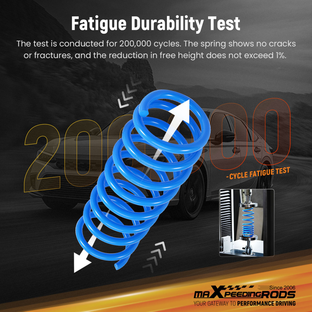 MaXpeedingrods Lowering Springs Set New 4pcs For 08-16 compatible for Mitsubishi Lancer