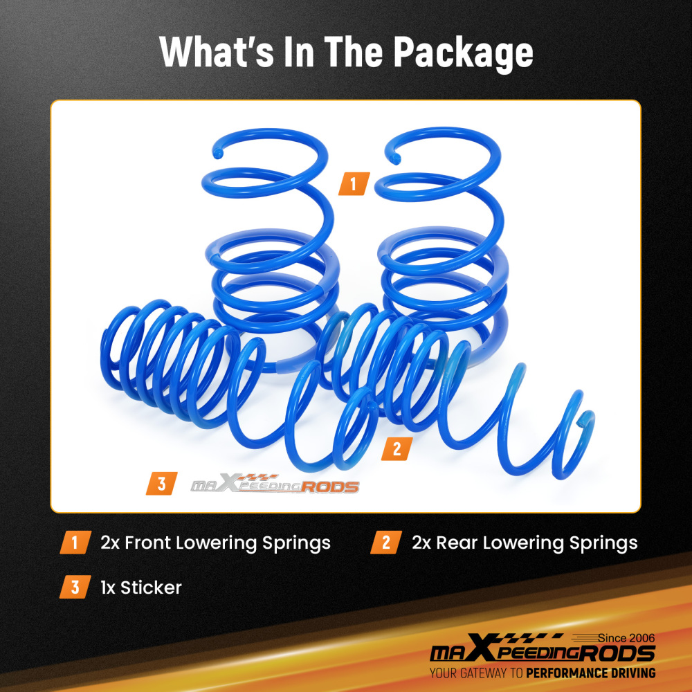 Lowering Springs compatible for VW Polo VI (AW1, BZ1, AE1) 06/2017-2025