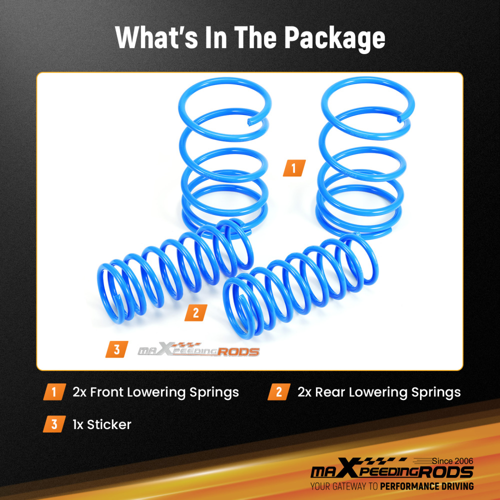 MaXpeedingrods Lowering Springs compatible for Acura RSX base Type S 02 03 04