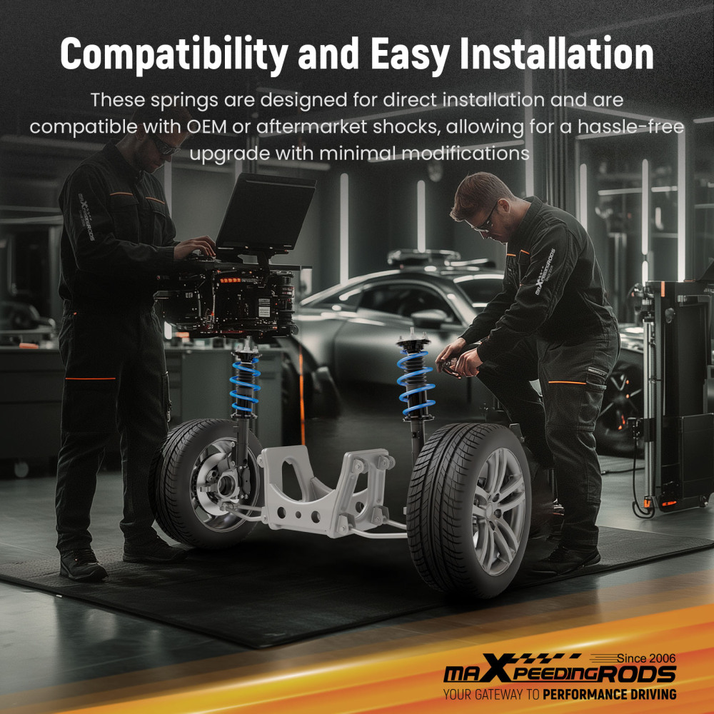 MaXpeedingrods Lowering Springs For 15-19 Sonata 16 -20 Optima F: 1.6 R: 1.5
