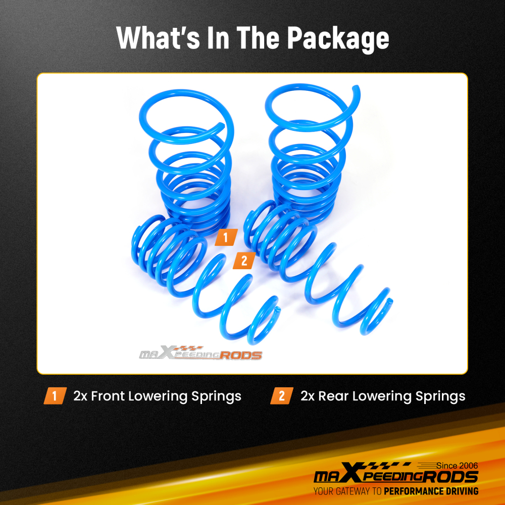 Lowering Springs compatible for Suzuki Swift MZ Mk3 1.3 1.5 1.6 2005-2010 30 mm