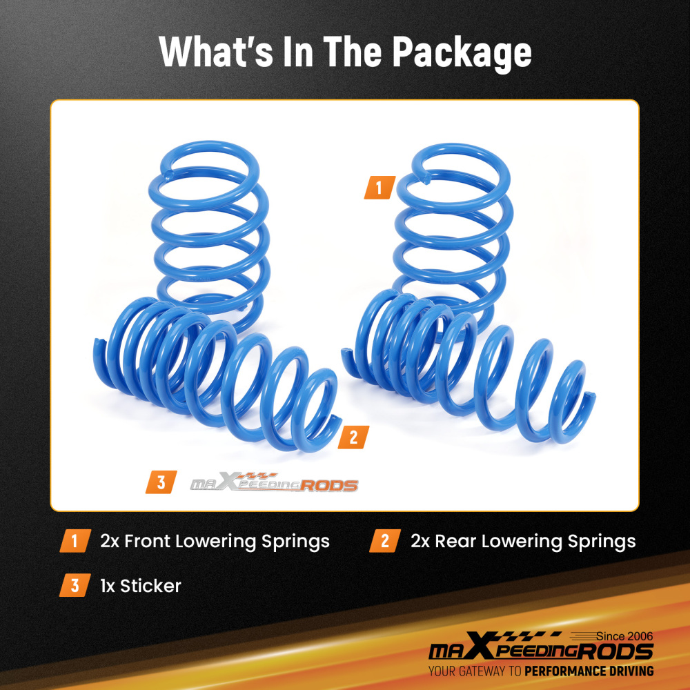 MaXpeedingrods Lowering Springs New compatible for Ford Taurus 2010-19
