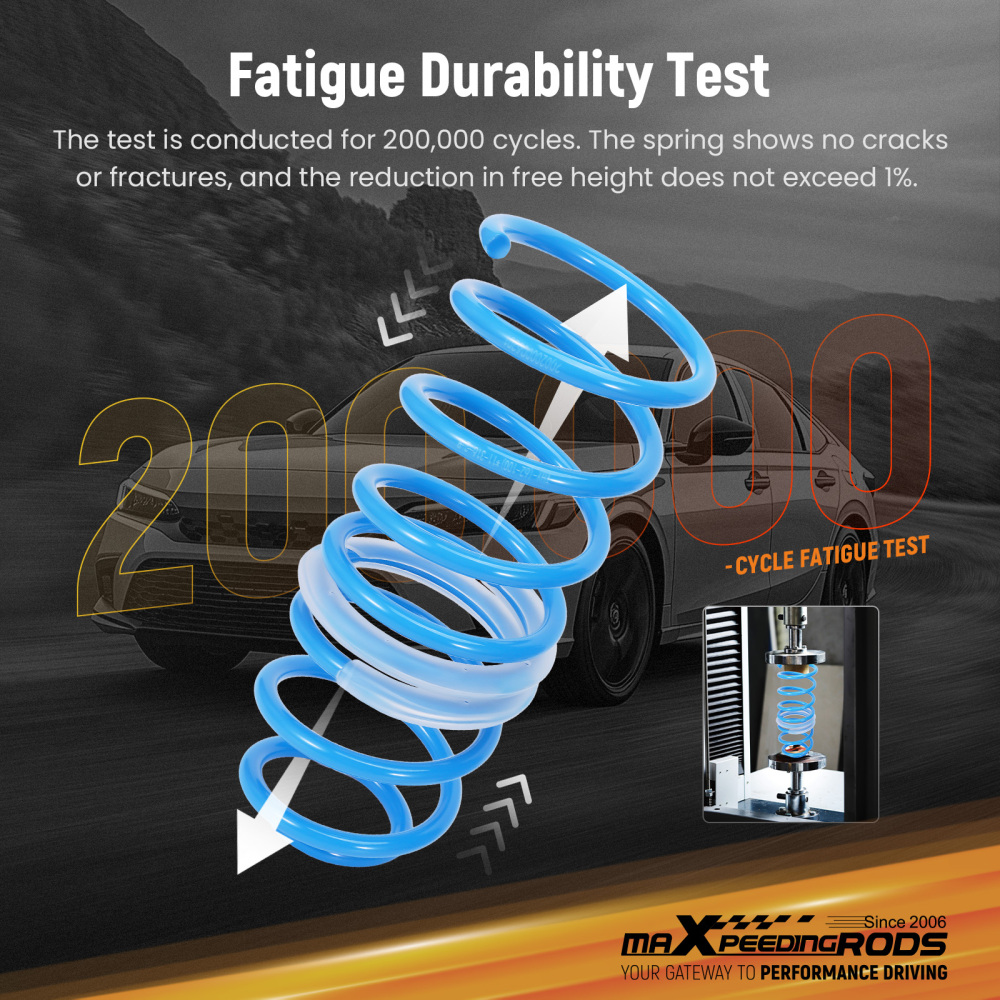 MaXpeedingrods Lowering Springs Kit compatible for Scion tC 2005-2010 F: 2.4 R: 2.0