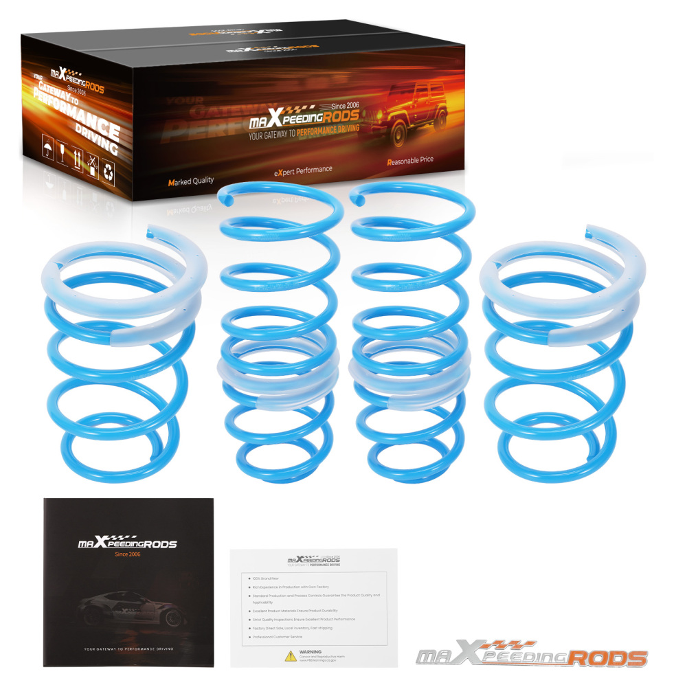 MaXpeedingrods Lowering Springs Kit compatible for Scion tC 2005-2010 F: 2.4 R: 2.0