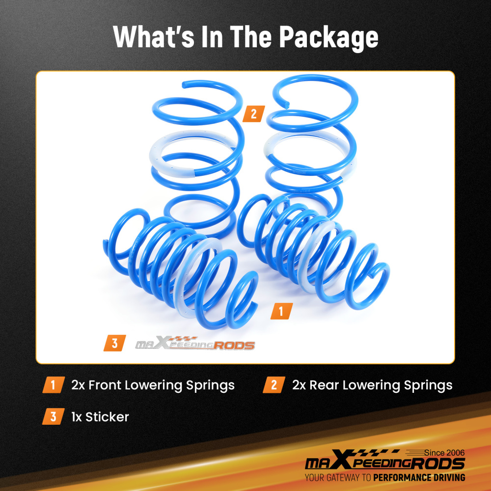 MaXpeedingrods Lowering Springs compatible for Scion TC 2011-2016 AGT20