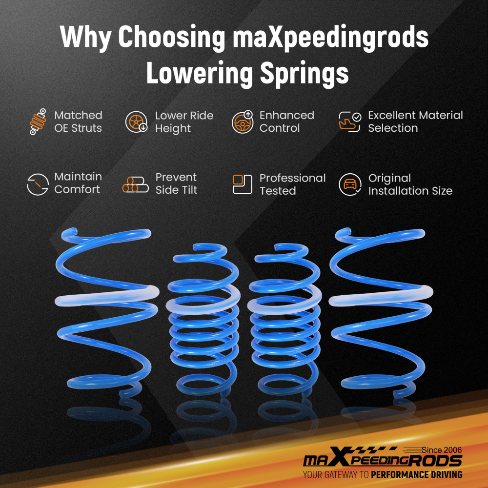 MaXpeedingrods Lowering Springs compatible for Scion TC 2011-2016 AGT20