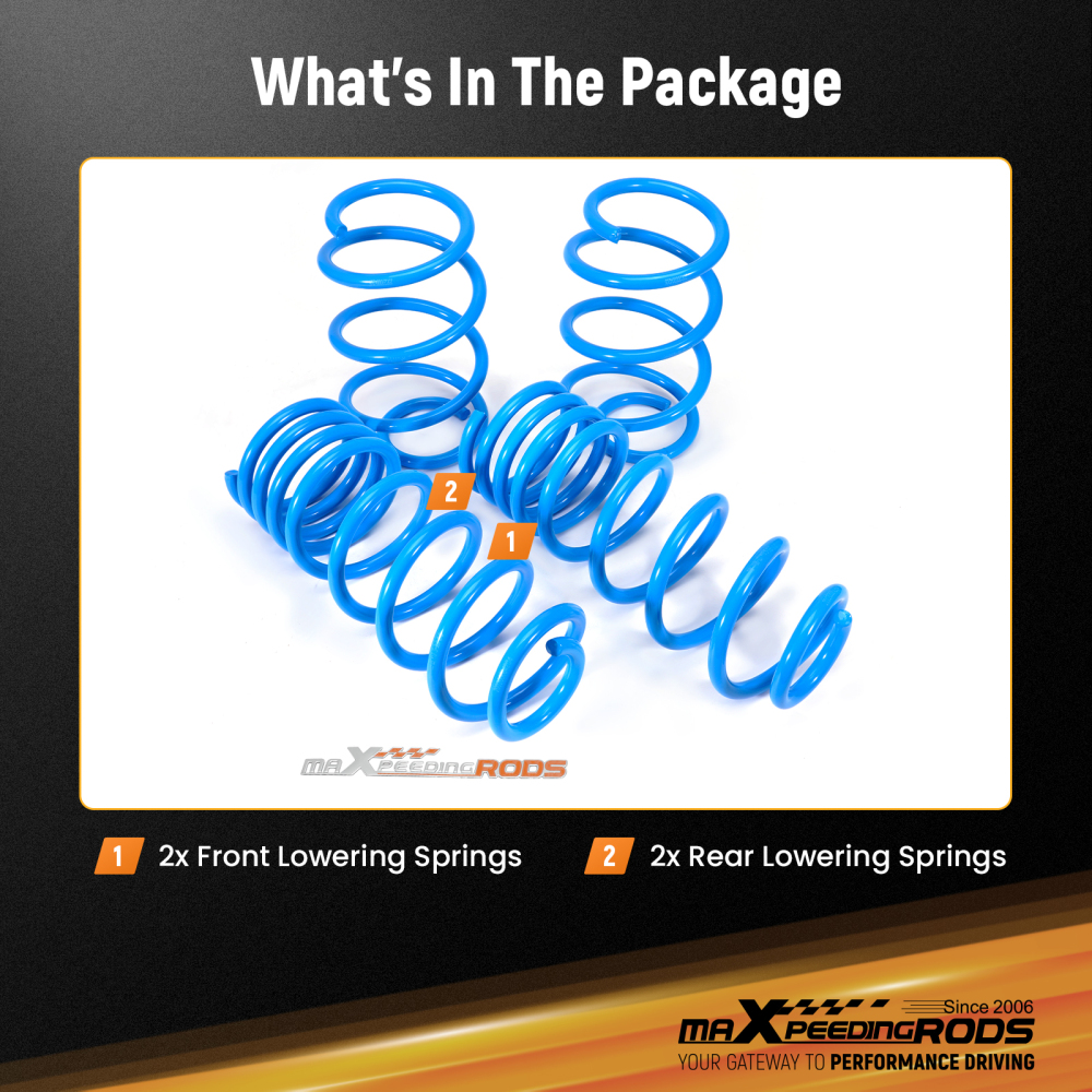 Lowering Springs 25/40mm compatible for FORD Transit Connect Mk2 1.5TDCI 1.6TDCi 2013-2018