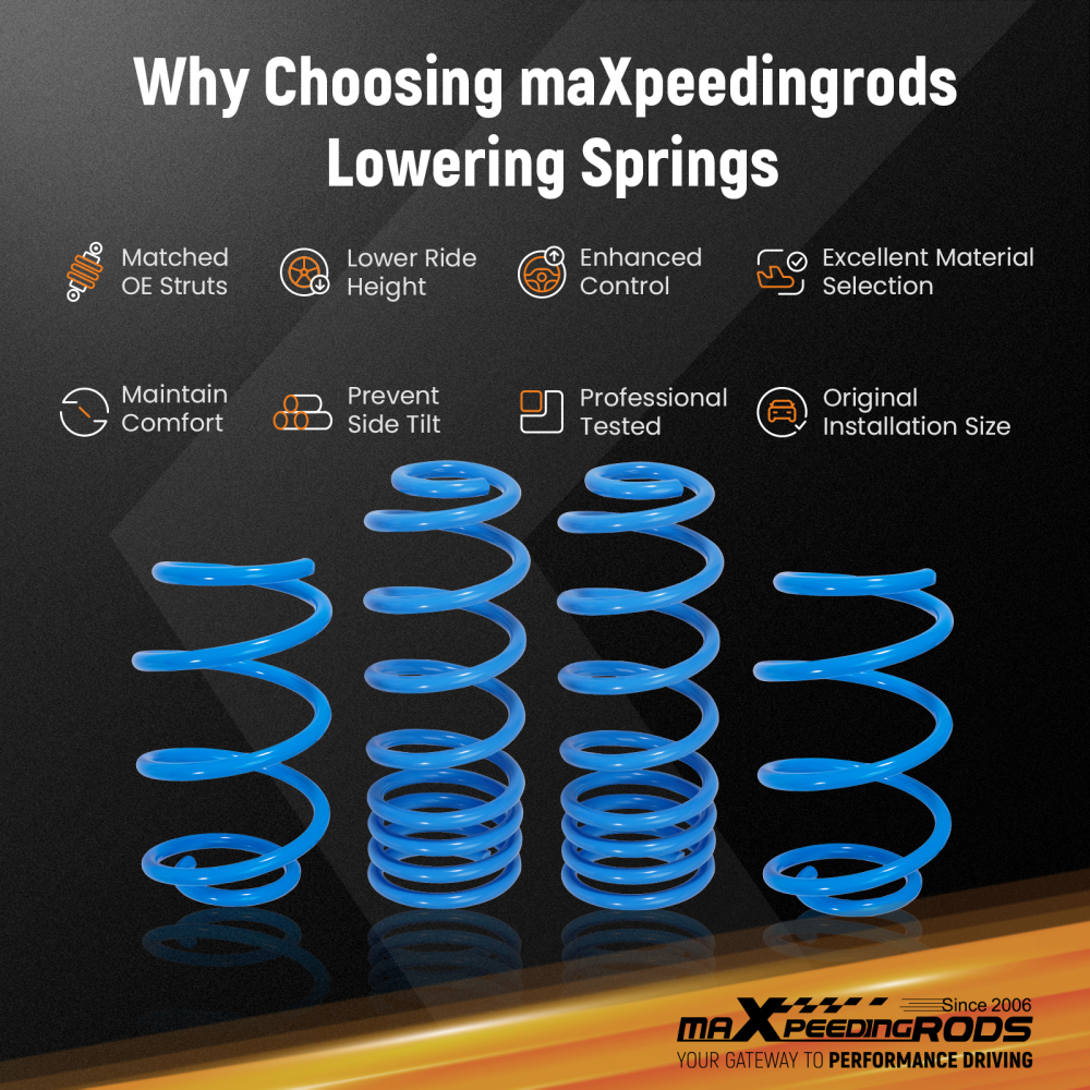 Lowering Springs 25/40mm compatible for FORD Transit Connect Mk2 1.5TDCI 1.6TDCi 2013-2018