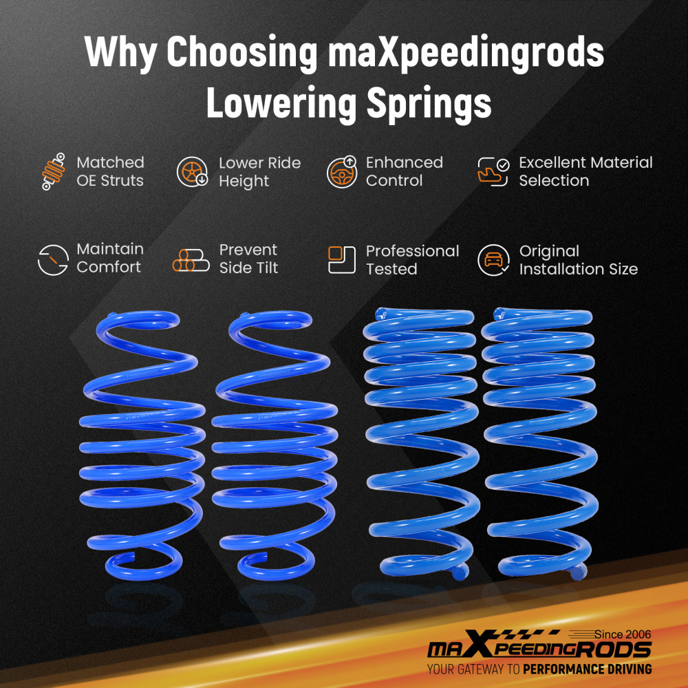Lowering Springs Suspension compatible for Mercedes-Benz Vito Van (W447) RWD 114 CDI 136HP