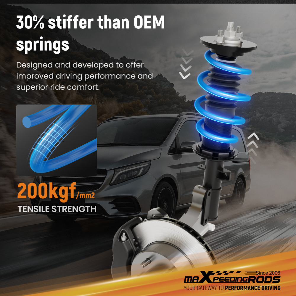 Lowering Springs Suspension compatible for Mercedes-Benz Vito Van (W447) RWD 114 CDI 136HP